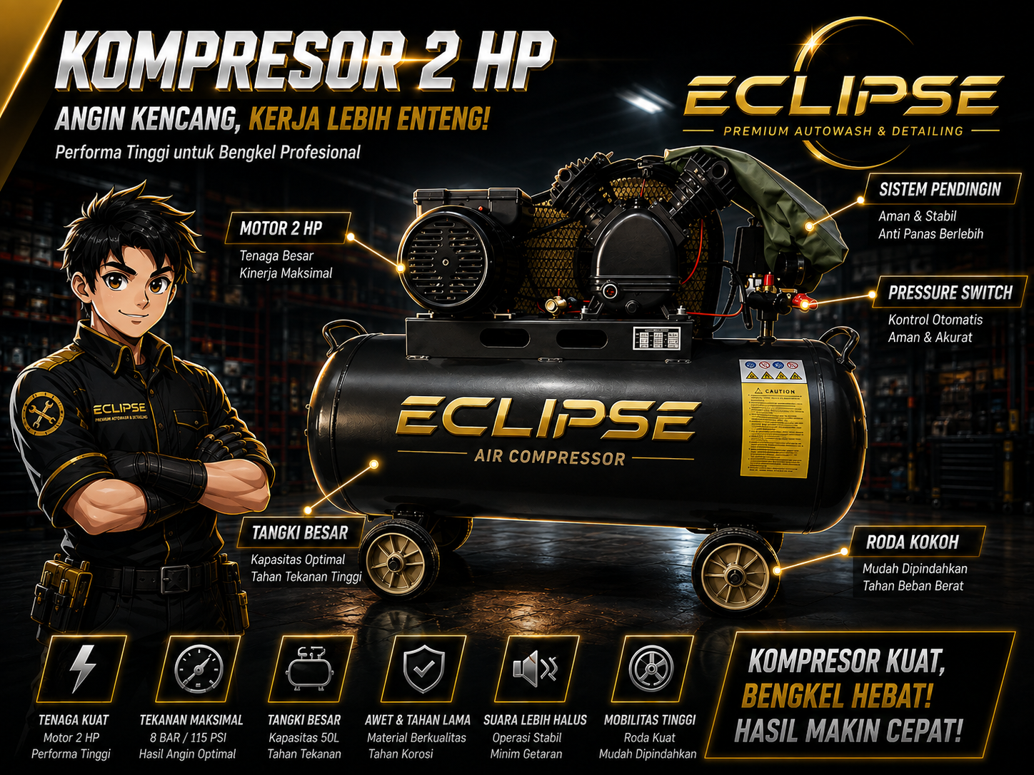 COMPRESSOR 2 HP