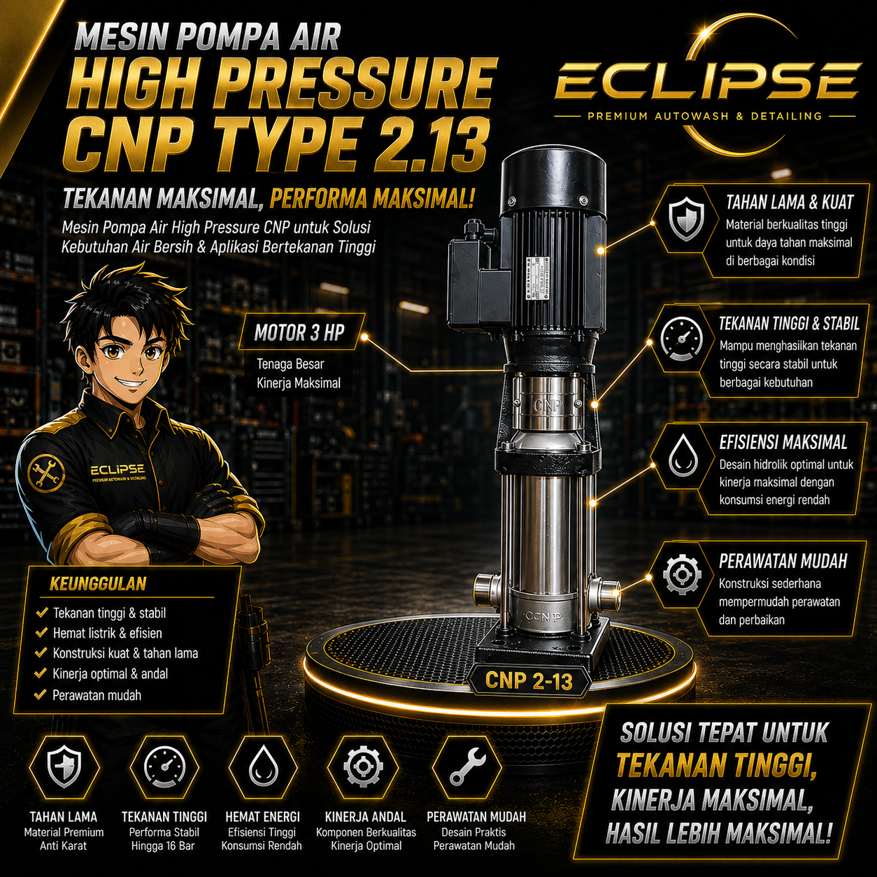 HIGH PRESSURE CNP 2.13