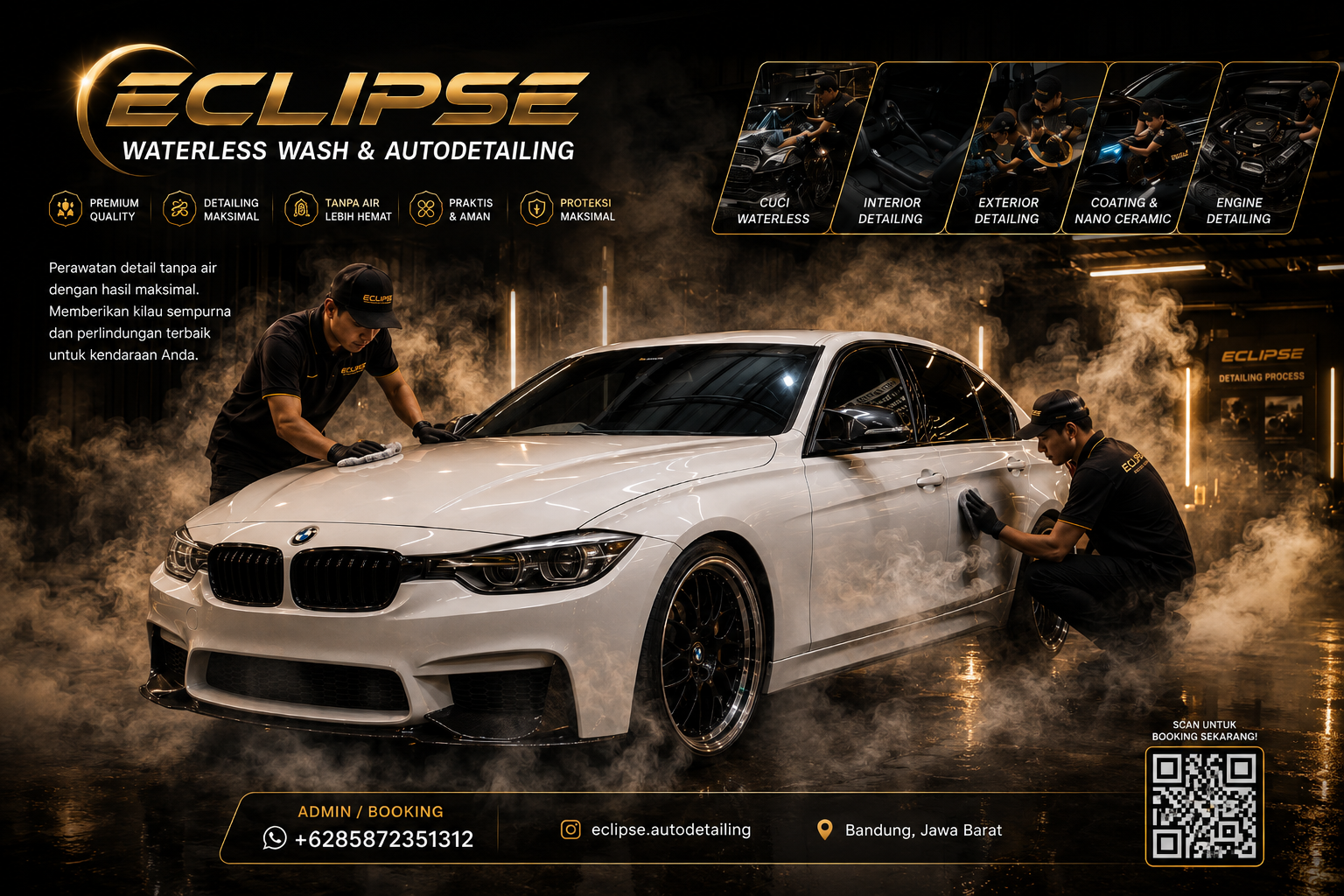 Premium Carwash Service - Cuci Mobil Berkualitas di Bandung