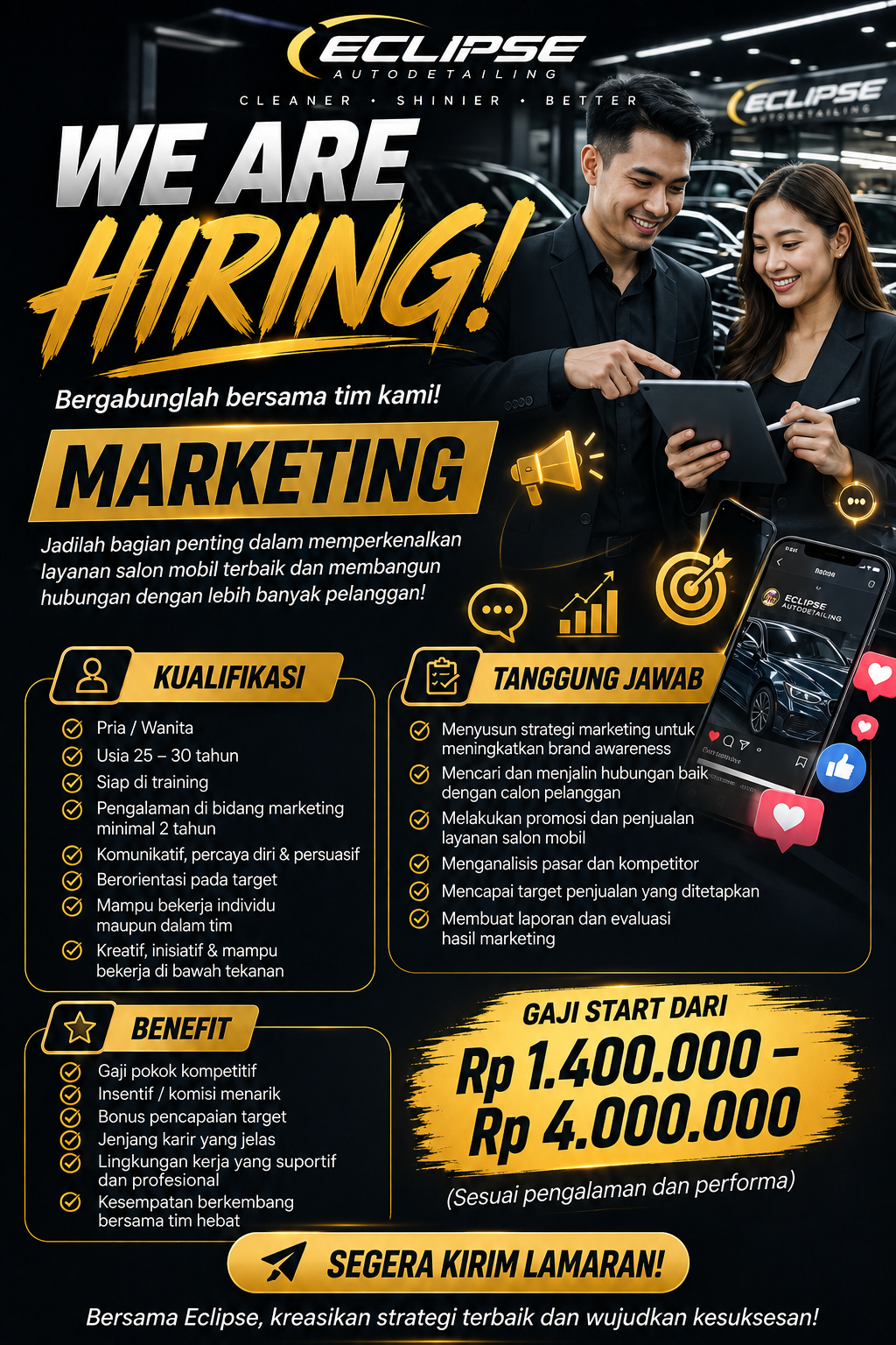Lowongan Kerja Marketing Bandung - Sales
