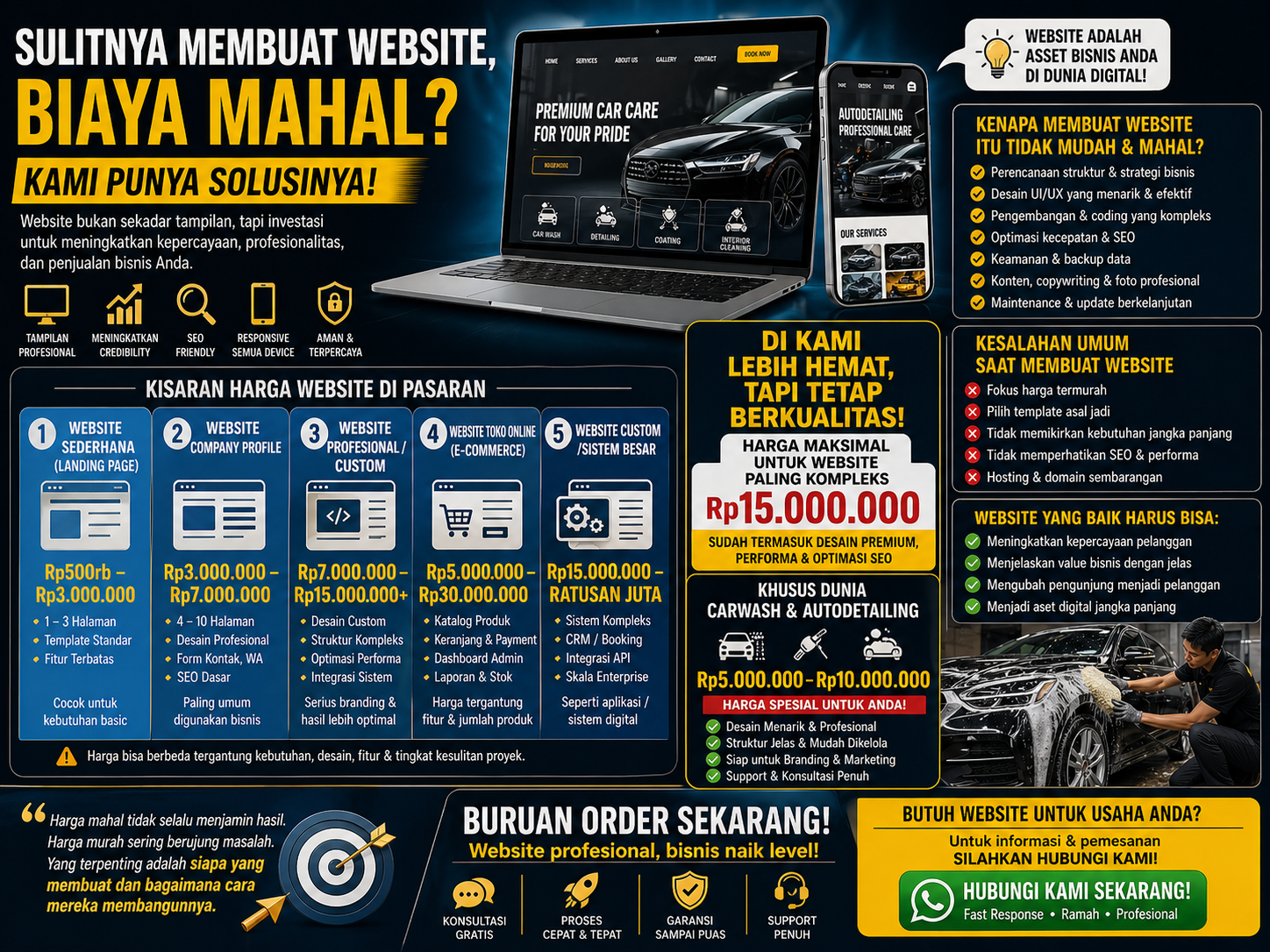 KAMI MENERIMA JASA PEMBUATAN WEBSITE